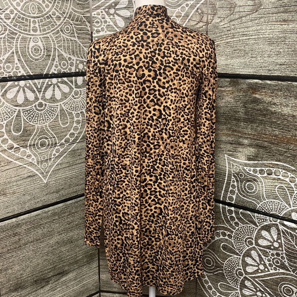 Cheetah Open Front Cardigan - Picture 2 of 2